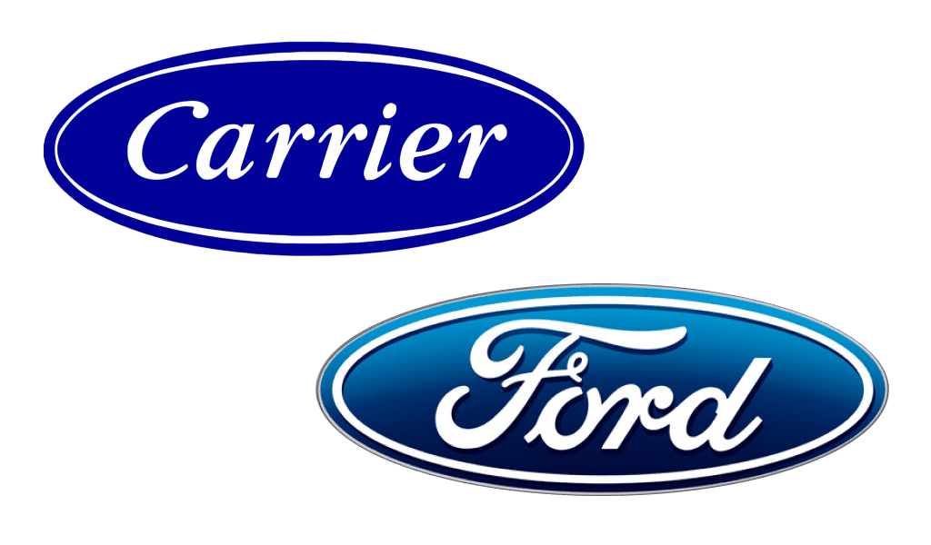 логотип ford и carrier