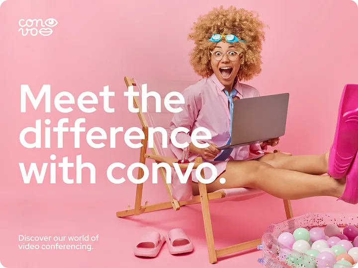Convo — фирменный стиль платформы для видеоконференций