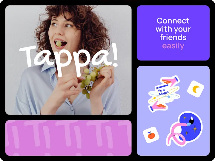 Tappa! — Брендинг мобильного приложения для обмена сообщениями