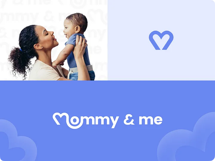 Mommy & Me — Создание логотипа и фирменного стиля для детского бренда