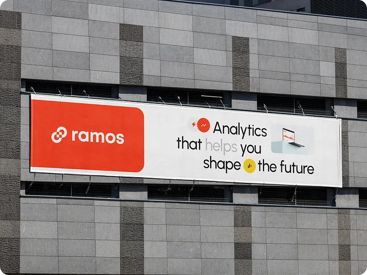 логотип Ramos — Брендинг платформы для анализа цифрового бизнеса
