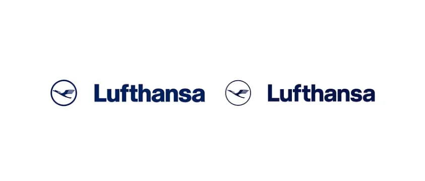 ребрендинг логотипа lufthansa