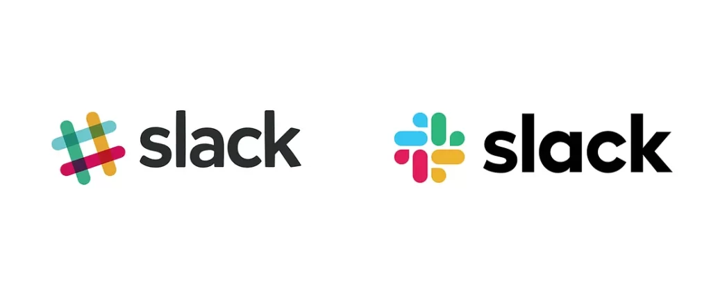 ребрендинг логотипа slack