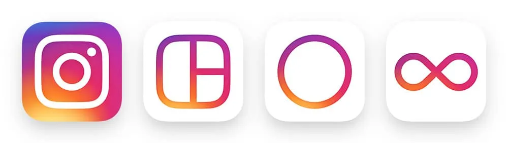 продукты компании instagram: layout, boomerang, hyperlapse