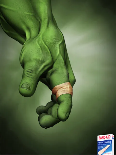 Band-aid advertisement
