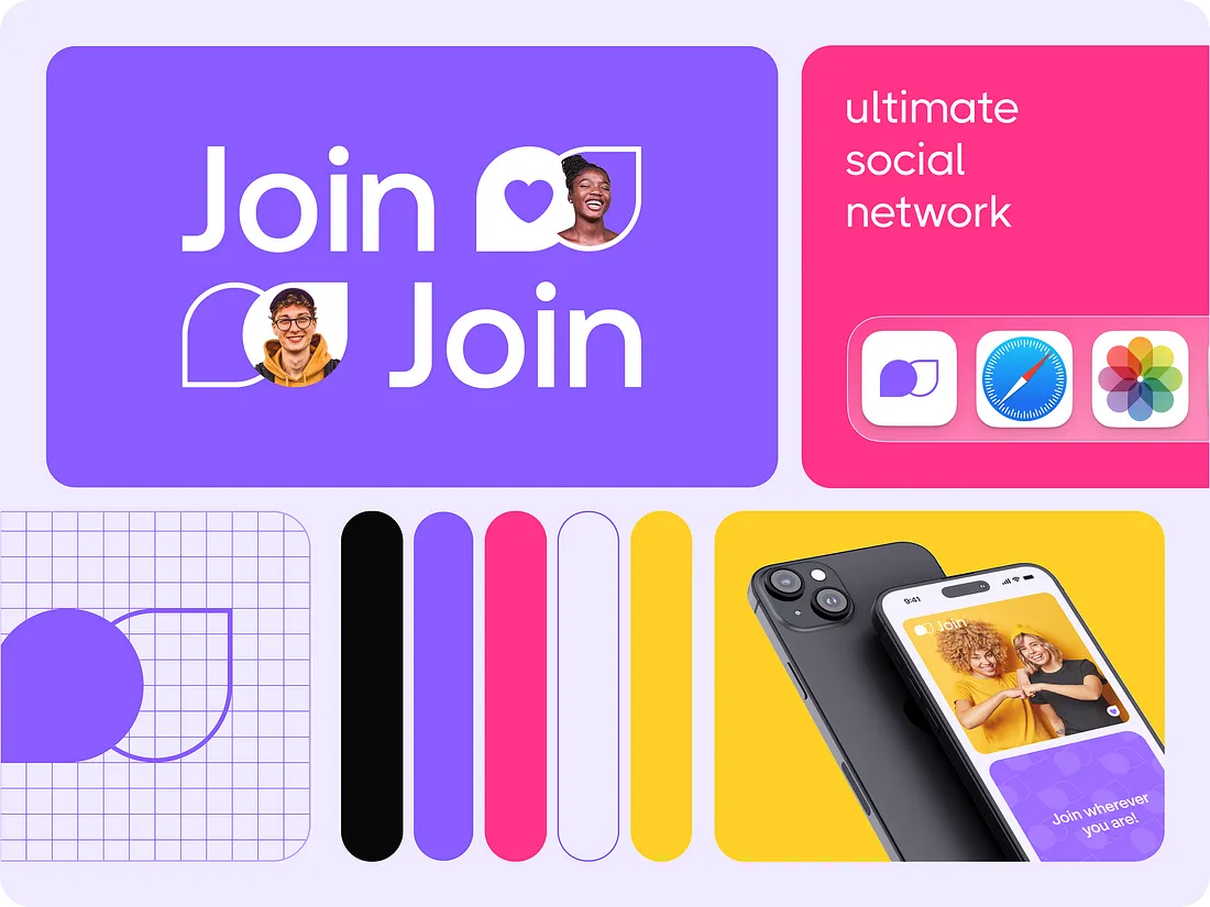 Join Branding design for a new-gen social network