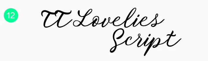 Romantic and playful TT Lovelies Script