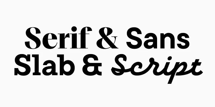 Types of logo fonts