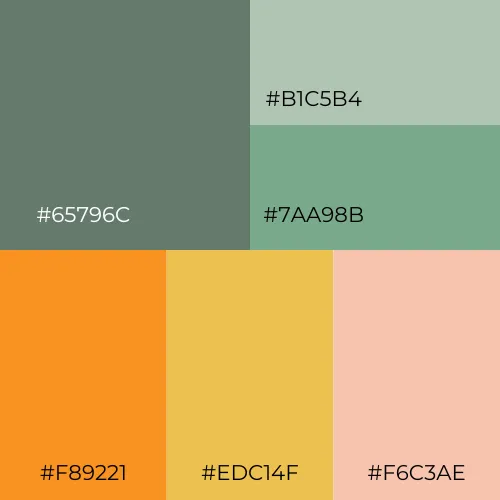 Documenting the colors with their codes makes it convenient to use the colors across your brand