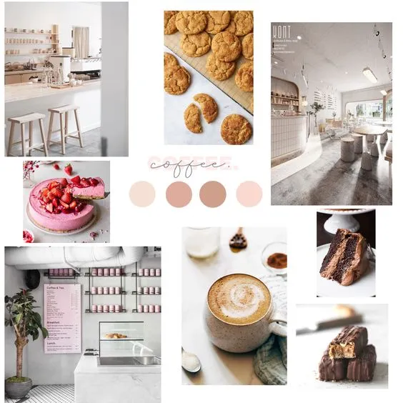 Create a mood board to gather all your ideas around your brand.