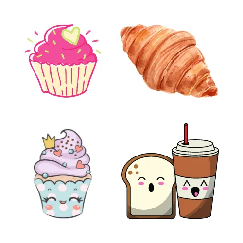 Playful icons convey a sense of friendliness and warmth