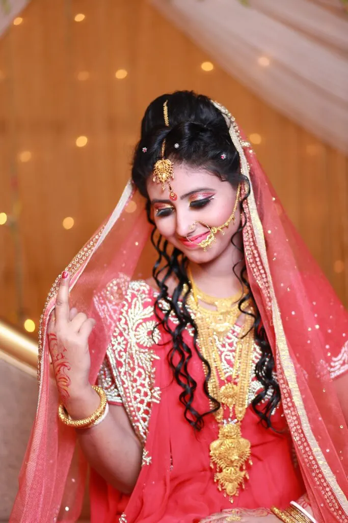 Red as a colour for weddings in India