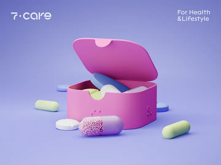 Pill Case Design — 7 Care