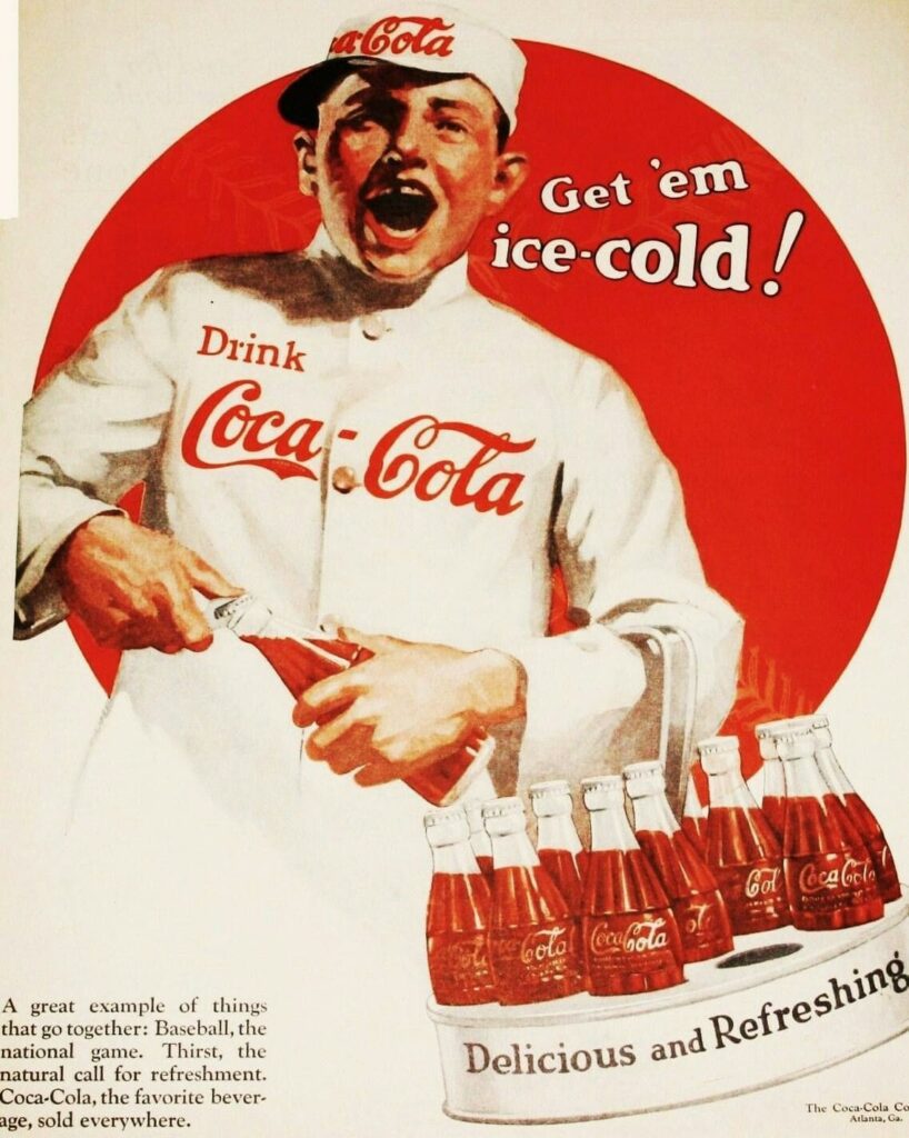 Первая фирменная бутылка Coca-Cola