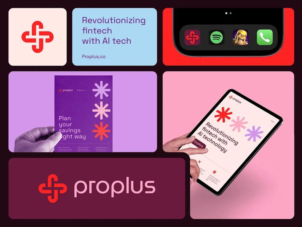 Proplus Brand Identity by Ahmed creatives