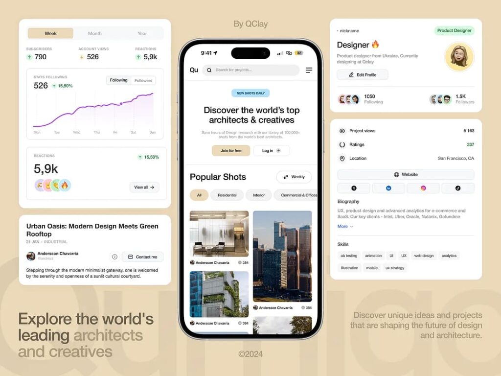 Qumiqo — Architecture Mobile Design